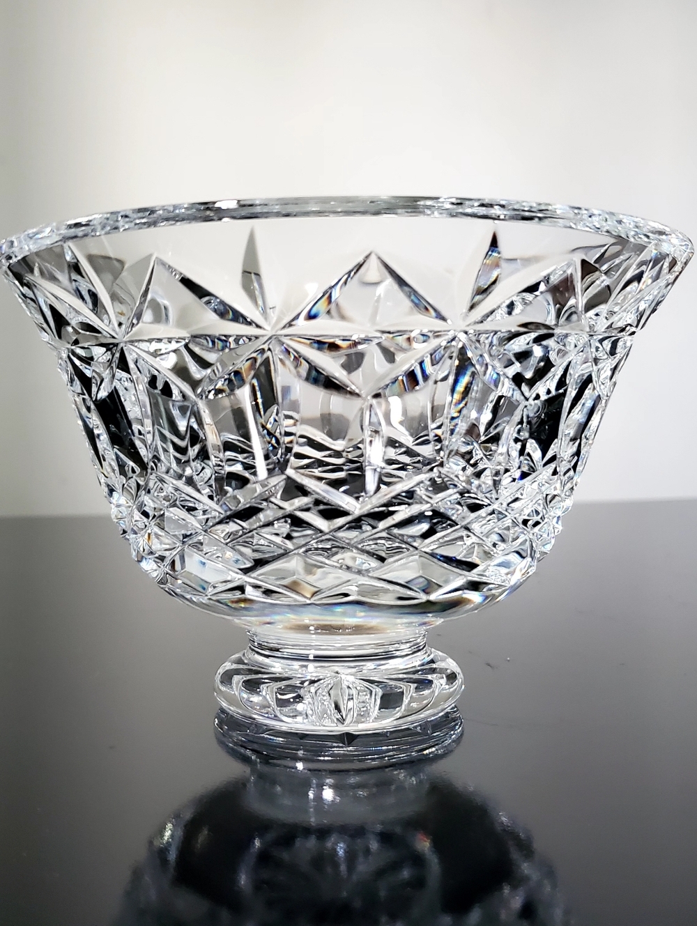 Stunning Waterford Balmoral Sparkling Crystal 6" Bowl